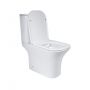 Унитаз-компакт Qtap Presto Quadro безободковый с сиденьем Soft-close QT24221215AW