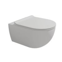 Унітаз підвісний з кришкою Flaminia APP 54x36xh27 см із системою Gosilent, Latte Milky white matt (AP118SLAT/APCW10LATTE) старий арт AP118G