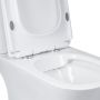 Унитаз-компакт Qtap Presto Quadro безободковый с сиденьем Soft-close QT24221215AW