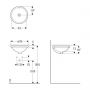 Geberit Variform 500.745.01.2 Раковина 33 см.