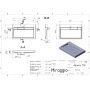 Раковина Miraggio Agness 750