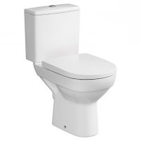 Унитаз-компакт Cersanit City 602 011 CleanOn 3/5 л с дюропластовым сиденьем с плавным закрыванием и функцией простого снятия