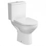 Унитаз-компакт Cersanit City 602 011 CleanOn 3/5 л с дюропластовым сиденьем с плавным закрыванием и функцией простого снятия