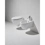 Унитаз подвесной Simas Lft Spazio LFT18/F85/LFT006 с крышкой soft-close Glossy white