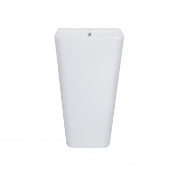 Раковина напольная моноблок Qtap Tern 440х380х830mm White с донным клапаном QT1711G302W