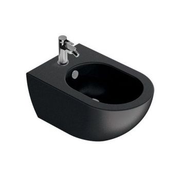 Биде подвесное Catalano Sfera с набором фиксаторов, черный матовый (1BSF54NS/5KFST00) /новый артикул 1BSF54NS_9056060000/