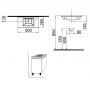 Idevit Merkur 0201-3505 Раковина 50 см.
