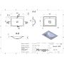 Раковина Miraggio Jessel 600 mirasoft