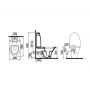 Унитаз компакт Idevit Rena SETK2904-0206-001-1-1200 с сиденьем soft-close