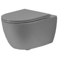 Унітаз підвісний Simas Trevi TR18/F85 /TR004 + кришка, cemento