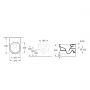 Villeroy & Boch Avento 5656HR01 Унітаз підвісний DirectFlush з кришкою SoftClosing