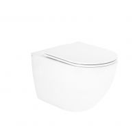 Унитаз подвесной Qtap Robin безободковый с сиденьем Soft-close QT13332141ERW