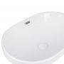 Раковина Qtap Leo 590x400x170 White с донным клапаном QT11114028W