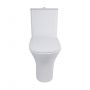 Унитаз-компакт Qtap Presto безободковый с сиденьем Soft-close QT24221217AW