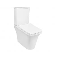 Унітаз-компакт Qtap Kalao безобідковий з сідінням Soft-close QT08221213AW