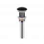 Раковина-чаша Qtap Robin 610х400х145 Matt black с донным клапаном QT132143PMBMB