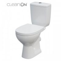 Унитаз-компакт Cersanit Arteco 616 CleanOn 011 3/5 л с дюропластовым сиденьем с плавным закрыванием и функцией простого снятия
