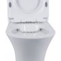 Унитаз-компакт Qtap Presto безободковый с сиденьем Soft-close QT24221217AW