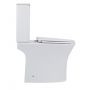 Унитаз-компакт Qtap Presto безободковый с сиденьем Soft-close QT24221217AW