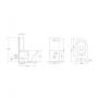 Унитаз напольный Qtap Swan Ultra Quiet с сидением Soft-close 640x360x835 мм QT16222182TW White