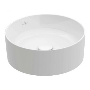 Умивальник на стільницю Villeroy & Boch Collaro d40, CeramicPlus, White Stone (4A1840RW)