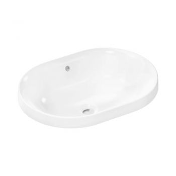 Умывальник Hansgrohe Xuniva U SmartClean 550x400 мм врезной на столешницу, White (61062450)