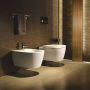 Унитаз подвесной с крышкой Duravit Me by Starck rimless, белый (2529090000_0020090000)