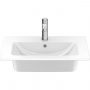 Умывальник накладной Duravit ME by Starck 63х49 мм, белый (2336630000)