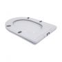 Унитаз напольный Qtap Swan Ultra Quiet с сидением Soft-close 640x360x835 мм QT16222182TW White
