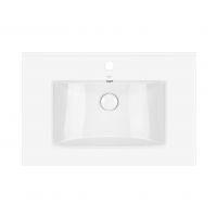 Раковина Qtap Albatross 700х460х180 White с донным клапаном QT01113070CW
