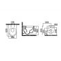 Idevit Alfa 3104-2616-1201 Унитаз подвесной