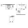 Idevit Merkur 0201-3507-07 Раковина 50 см.