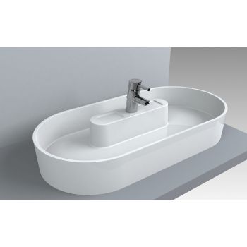 Умывальник Fancy Marble Lika 900 мм. белый