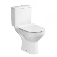 Унитаз-компакт Cersanit City 604 011 CleanOn 3/5 л с дюропластовым сиденьем SLIM с плавным закрыванием и функцией простого снятия одной кнопкой