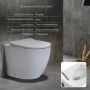 Унитаз напольный Qtap Robin безбачковый Ultra Quiet безободковый с сиденьем Soft-close WHITE QT13223381AW