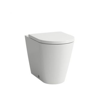 Унитаз напольный Laufen Kartell Rimless 370x560 мм с крышкой, белый (H8233370000001/H8913330000001)