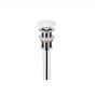 Комплект Qtap Tern: Раковина накладная прямоугольная 600x405x110 мм WHITE + Донный клапан PU02