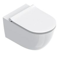 Унитаз подвесной с крышкой Catalano Sfera 55х35, Bianco Satinato (0511550021/0551200021)