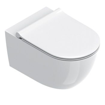 Унитаз подвесной с крышкой Catalano Sfera 55х35, Bianco Satinato (0511550021/0551200021)