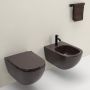 Унітаз підвісний з кришкою Nic Design Pin, Vaniglia matt (003709056_005712056)