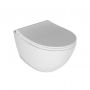 Унитаз подвесной с крышкой Quarter Bath Concorde безободковый, белый (70CO03052.00.1.3.01/30SCR.03.02.03.)
