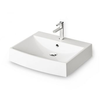 Умывальник подвесной PAA Step, литый камень, 60х50, Glossy Alpine White (ISTE_00)