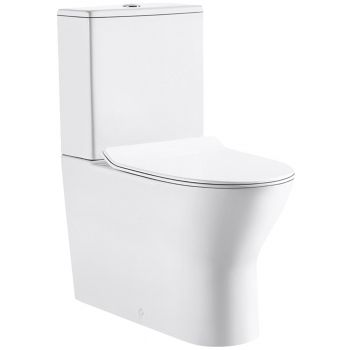 Primera 8009950 FRAME Компакт безобідковий з пластиковою кришкою soft-close, білий