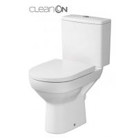 Cersanit City 010 компакт NEW CleanOn со свободно падающим легкосъемным антибактериальным сиденьем из дюропласта