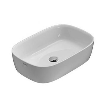 Умывальник на столешницу Globo Genesis 60х40х15 см, белый (GE045BI)
