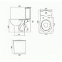 Kolo Freja L79211000 Унітаз компакт + кришка дюропласт soft-close