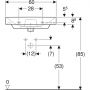 Раковина Geberit Smyle 500.229.01.1 (60 см.)