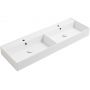Раковина Simas Agile 141 см. Glossy white AG141D n/h