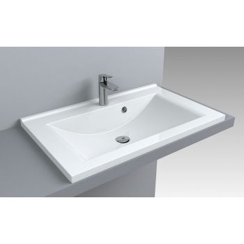 Умывальник Fancy Marble Dallas 800 мм. белый