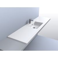 Умивальник Fancy Marble Lauretta 1850 мм. білий
